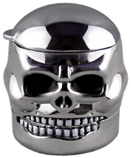 Metal Skull Grinder with Storage